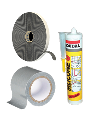 Bead Mastic, Flowable Mastic, and Tape